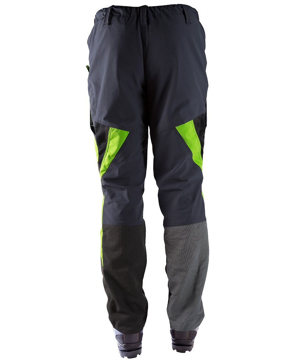 Clogger Zero Chainsaw Protective Trousers Grey/Green